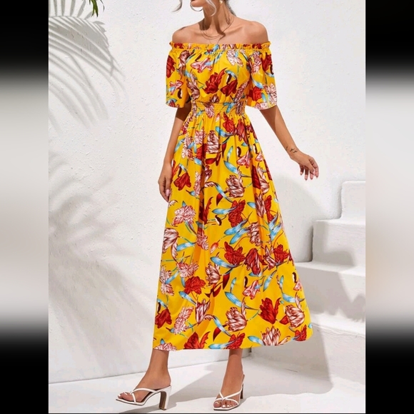 🌹 HOST PICK 🌹 SHEIN Off Shoulder Dress Size XL - Picture 5 of 6